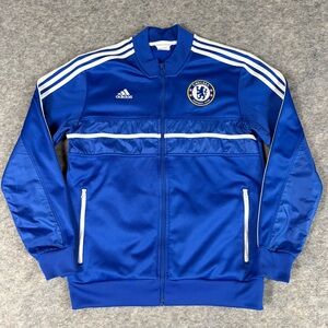 adidas 2013-14 Chelsea FC Blue White Soccer Track Jacket